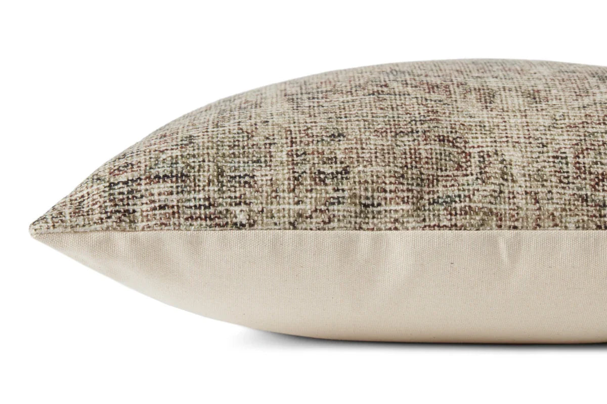 Coussin décoratif beige/multicolore