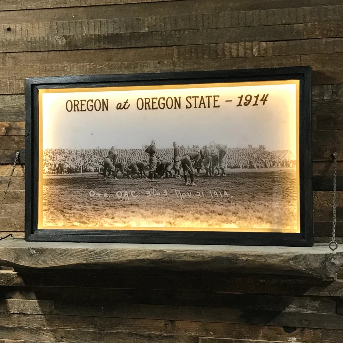 Cadre rétroéclairé Oregon contre Oregon State