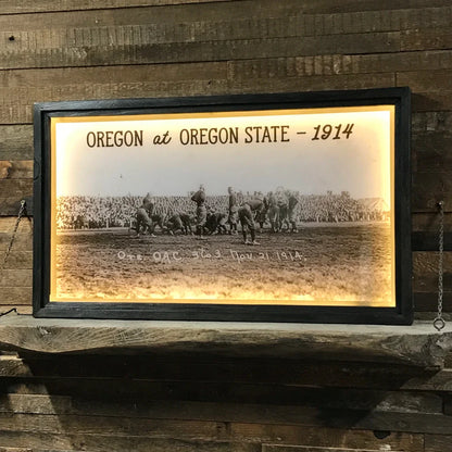 Cadre rétroéclairé Oregon contre Oregon State