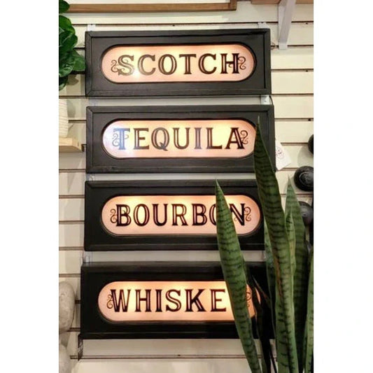 Boîte lumineuse personnalisée de style vintage