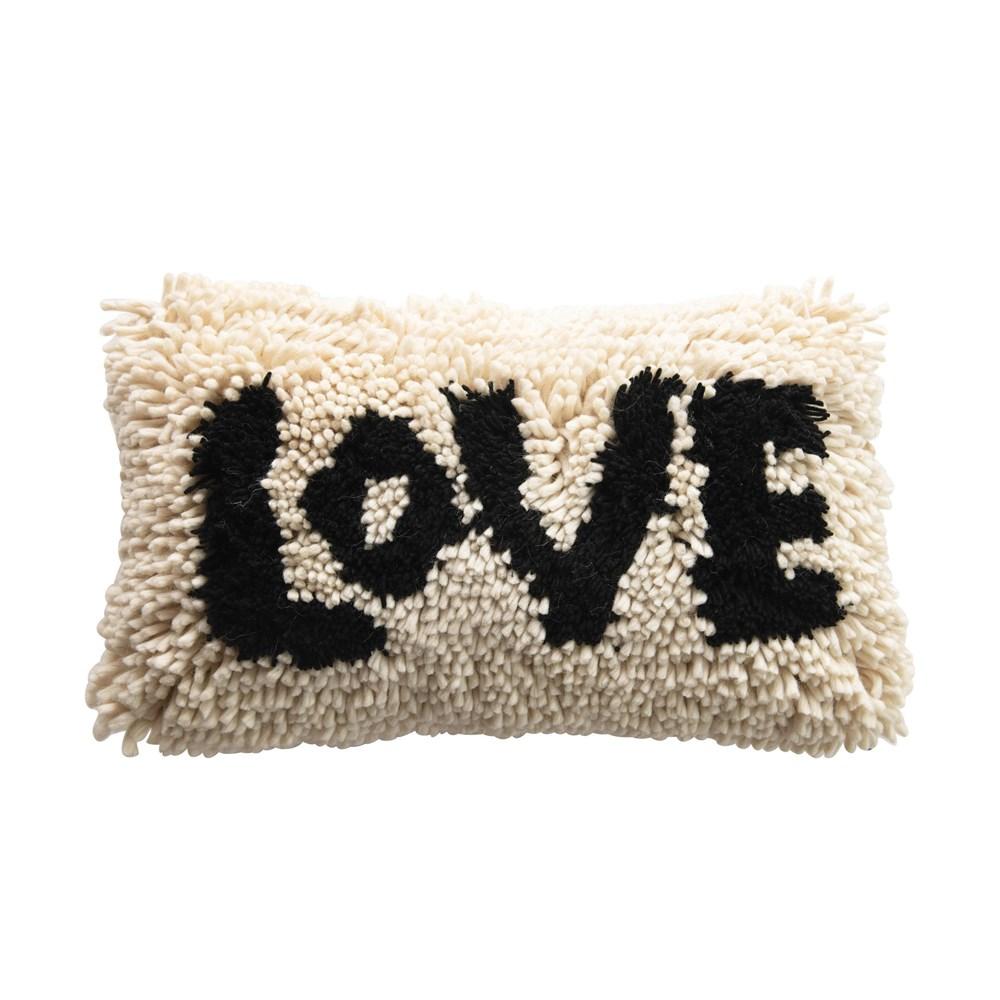Coussin lombaire Love Wool Shag