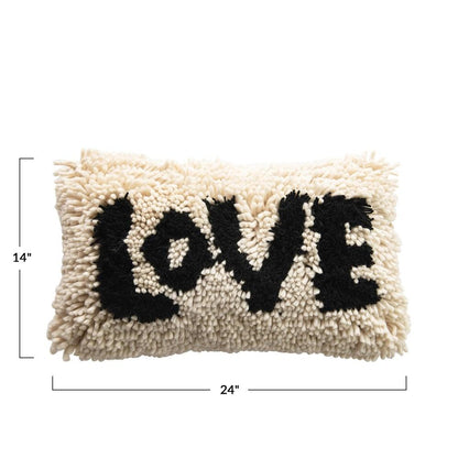 Coussin lombaire Love Wool Shag