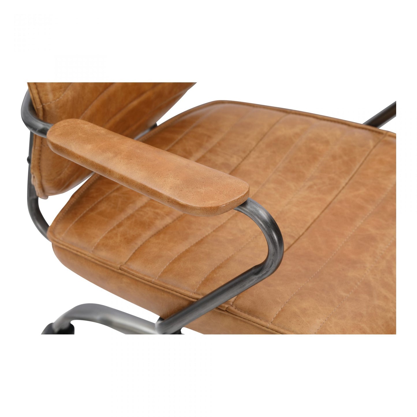 Fauteuil de bureau pivotant en cuir de direction