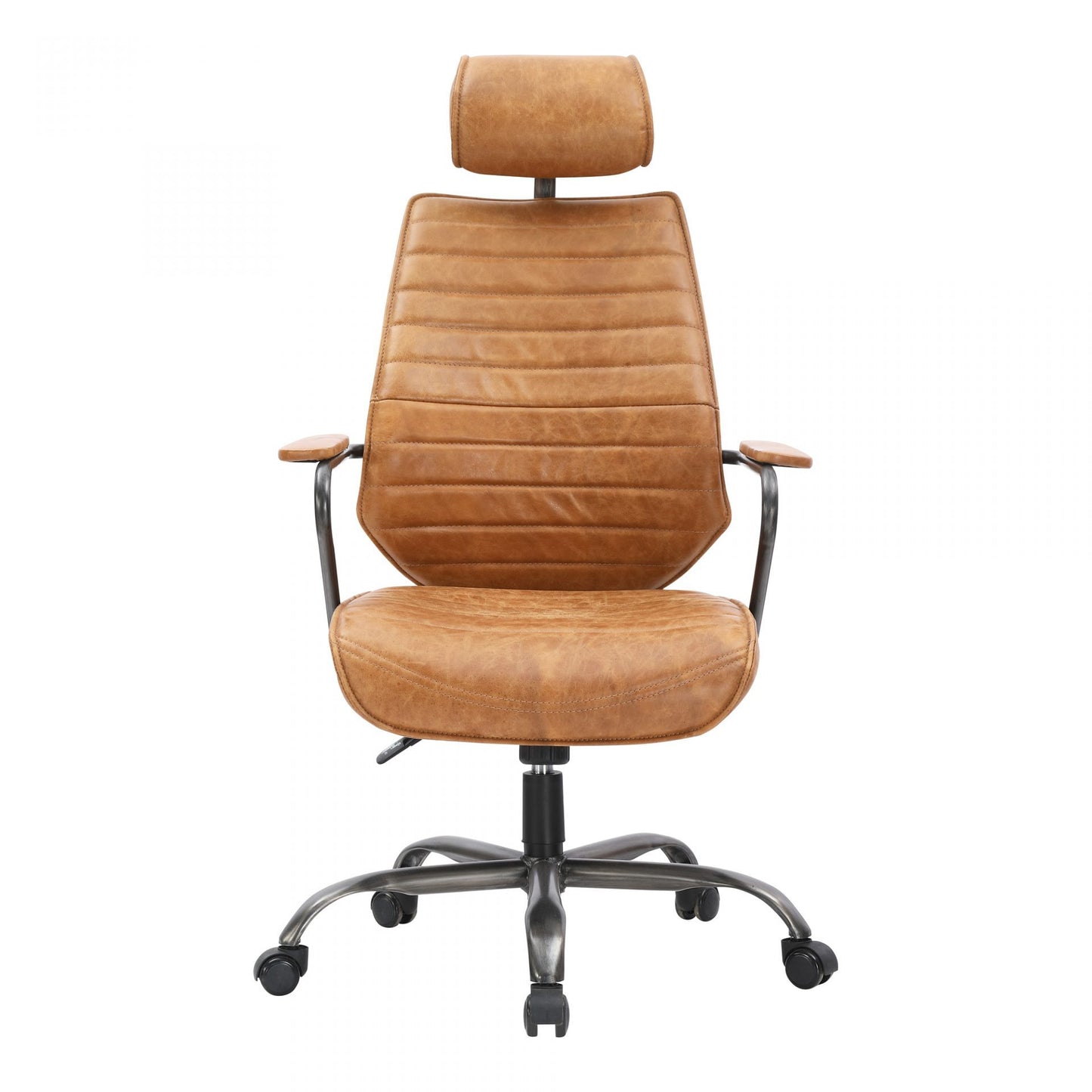 Fauteuil de bureau pivotant en cuir de direction