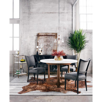 Chariot de bar en marbre Felix