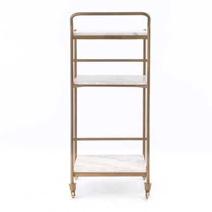Chariot de bar en marbre Felix