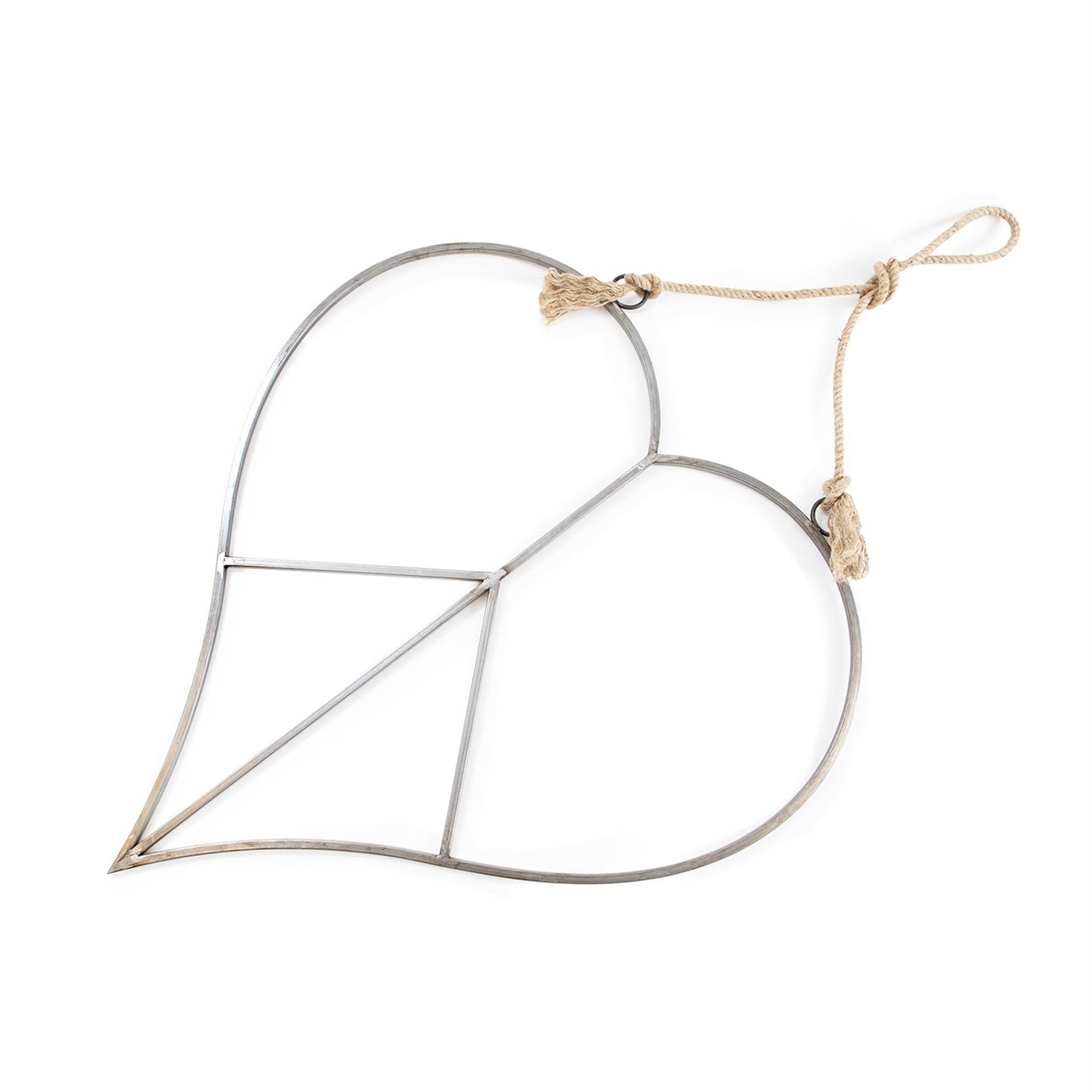 Symbole de paix en forme de cœur suspendu