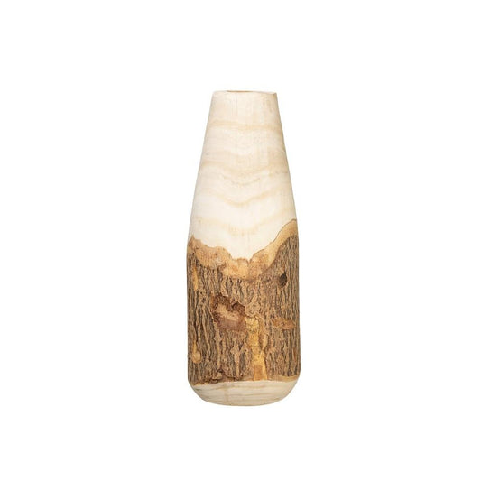 Vase en bois de paulownia