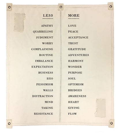 Décoration murale Less/More Print