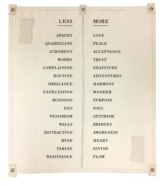 Décoration murale Less/More Print