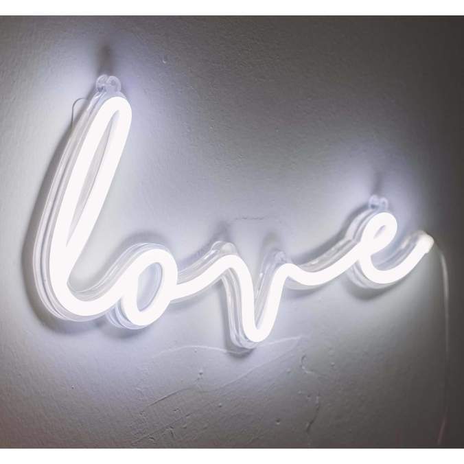 Applique murale néon LED « Love »
