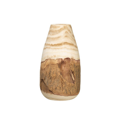 Vase en bois de paulownia