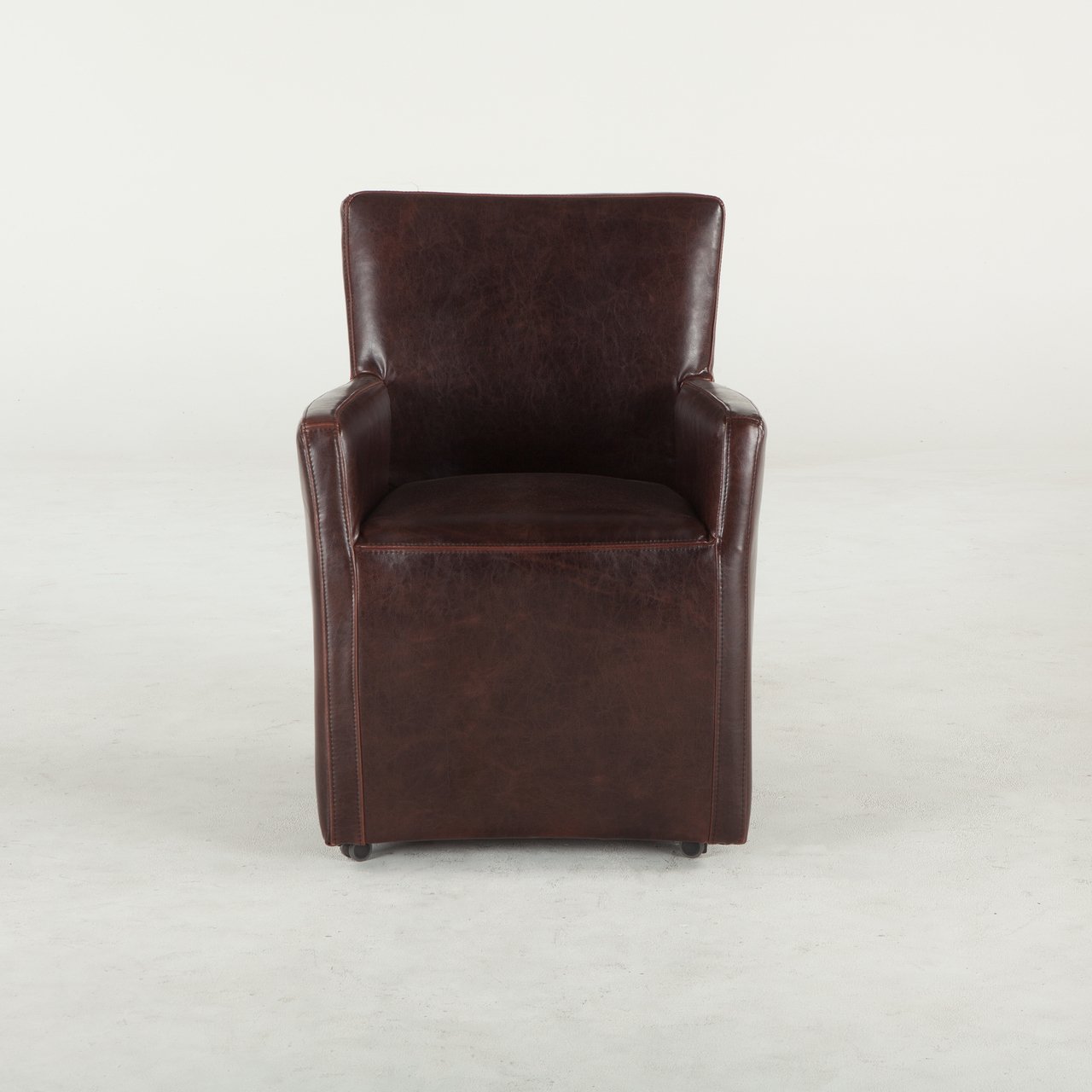 Fauteuil de salle à manger en cuir Peabody