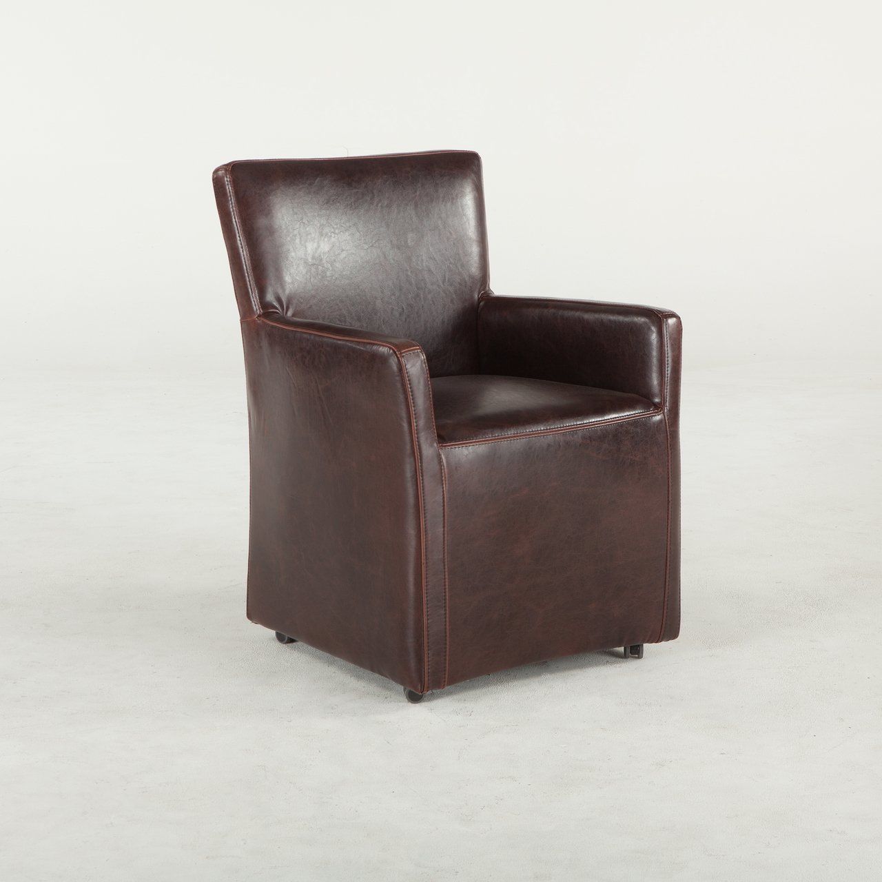 Fauteuil de salle à manger en cuir Peabody