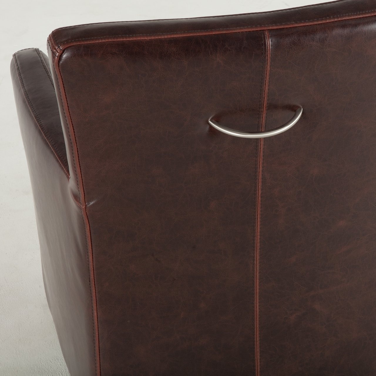 Fauteuil de salle à manger en cuir Peabody