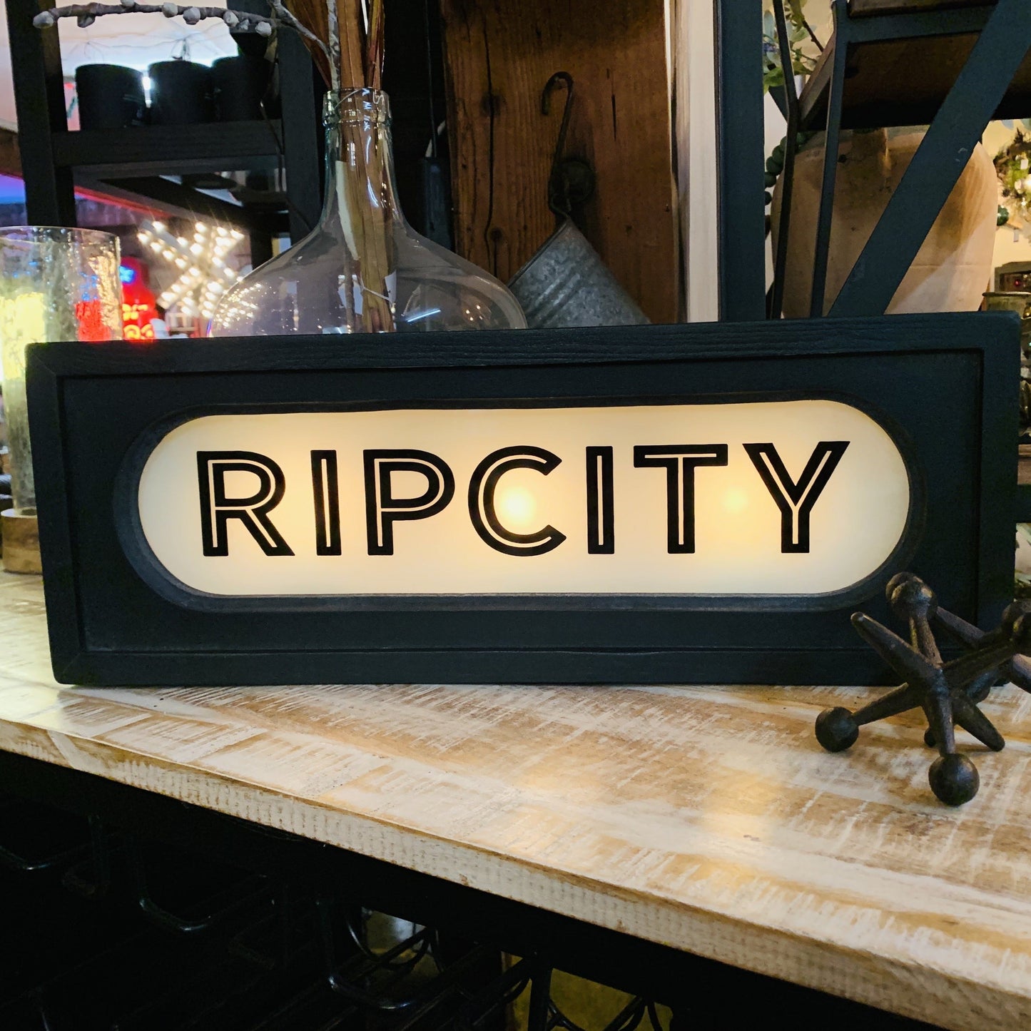 Panneaux lumineux de style vintage