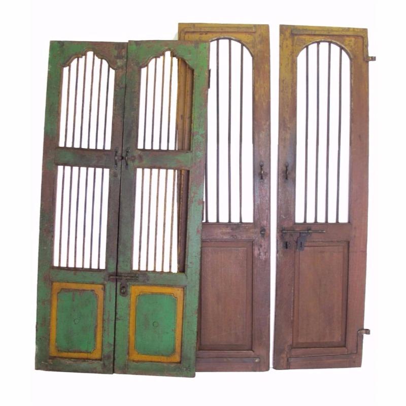 Paire de portes de sécurité vintage