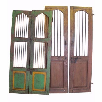 Paire de portes de sécurité vintage