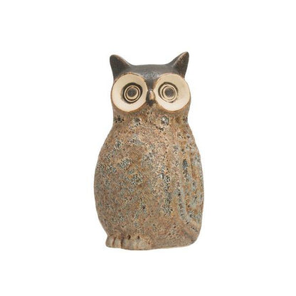 Vase hibou en grès