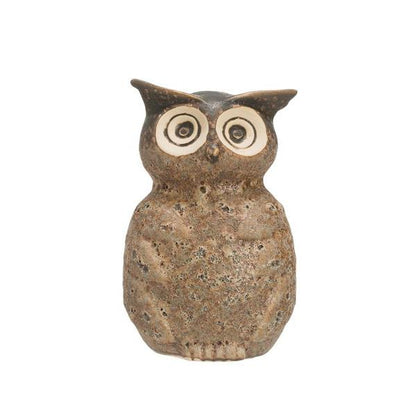 Vase hibou en grès