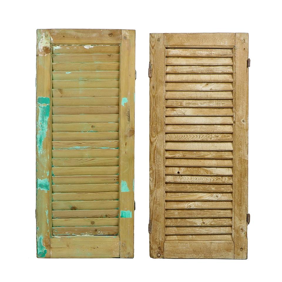 Volets en bois vintage