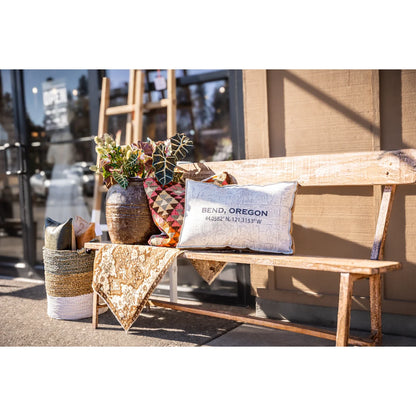 Banc en bois de teck fabriqué artisanalement